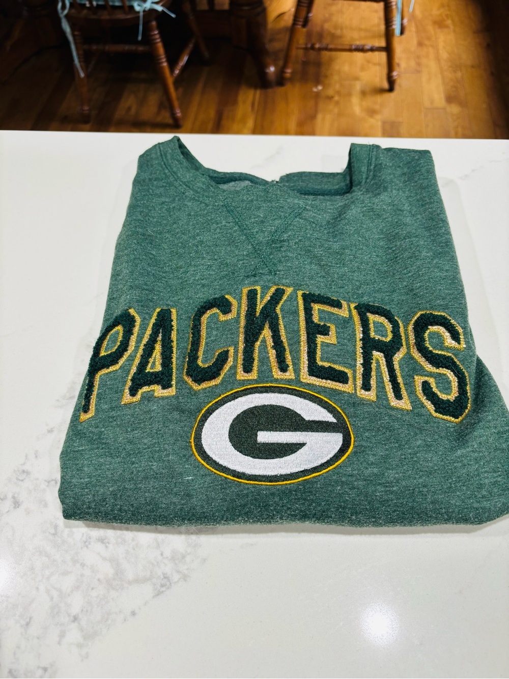 Green Bay Packers Crewneck Sweatshirt XL NFL Team Apparel Embroidered Logo